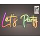 Ledbord Lumineo indoor USB neon Let's Party led Colour change effects