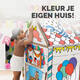 Kartonnen speelhuis XL Verjaardag Bankers Box Play inkleurbaar