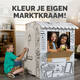 Kartonnen Marktkraam XL Bankers Box Play inkleurbaar