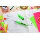 Vulpen STABILO Easybuddy medium neon groen blister à 1 stuk