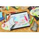 Whiteboardpotlood STABILO MARKdry etui à 4 neon kleuren