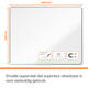 Whiteboard Nobo Premium Plus 120x150cm emaille