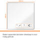Whiteboard Nobo Premium Plus 120x120cm staal