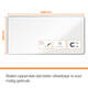 Whiteboard Nobo Premium Plus 90x180cm staal