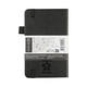 Notitieboek Sakura pocket 90x140mm lijn hard cover zwart