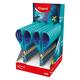 Schaar Maped Dragon 13cm display à 24 stuks blauw