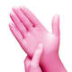 Handschoen Hynex nitril M roze 3.5gr 100 stuks