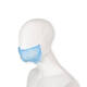 Baardnet Hynex non-woven blauw pp 100 stuks