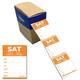Etiket Avery HACCP zaterdag-oranje 40x56mm 500 stuks