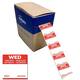 Etiket Avery HACCP woensdag-rood 25x25mm 1000 stuks