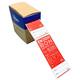 Etiket Avery sluitzegel/breukindicatie rood 40x95mm 250 stuks