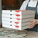 Etiket Avery sluitzegel/breukindicatie rood 40x95mm 250 stuks