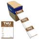 Etiket Avery HACCP donderdag-bruin 40x56mm 500 stuks