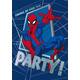 Wenskaart Hallmark uitnodiging Spiderman pak à 6 stuks