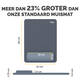 Muismat met polssteun Fellowes Breyta XL blauw