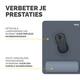 Muismat met polssteun Fellowes Breyta XL blauw