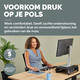 Muismat met polssteun Fellowes Breyta XL blauw