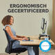 Muismat met polssteun Fellowes Breyta XL blauw