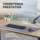 Bureau-onderlegger Fellowes Breyta grijs