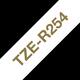 Labeltape Brother P-touch TZe-R254 24mm goud op wit