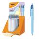 4-Kleuren balpen Bic pastel assorti display à 30 stuks