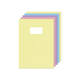 Schrift Kangaro A4 lijn 80 pagina's 60gr pastel assorti pak à 5 stuks