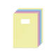 Schrift Kangaro A4 ruit 10mm 80pagina's 60gr pastel assorti 5 stuks