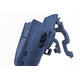 Veiligheidsmes Martor Secunorm 610 XDR trapezium 18mm met holster zilver