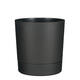 Plantenpot Mica Coco met schotel rond hoogte 29,5 Ø28 cm antraciet