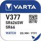Batterij VARTA knoopcel 1x V377/SR66 zilver