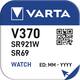 Batterij VARTA knoopcel 1x V370/SR69 zilver