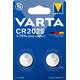 Batterij VARTA knoopcel 2x CR2025 lithium