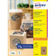 Etiket Avery L7106-25 60mm kraft 300 stuks