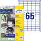 Etiket Avery 3666-10 38x21.2mm wit 650 stuks