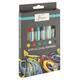 Acrylmarker Nassau duopunt set à 6 kleuren