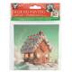 Diamondpaintingkaarten Craft ID Kerst 13x13cm 2 stuks assorti