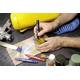 Viltstift Pentel N60 schuin 1.2-6mm blauw