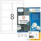 Etiket HERMA 10308 96x63.5mm verwijderbaar wit 800 stuks