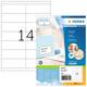 Etiket HERMA 4654 105x39mm premium wit 1400 stuks