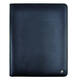 Schrijfmap DESQ A4 met rits leder zwart