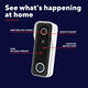 Deurbelcamera Trust DOORCAM-3000 Wi-Fi wit