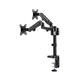 Monitorarm Neomounts DS70-750BL2 zwart 2 scherm