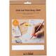 Borduurpapier Creativ Company A5 blister à 8 vellen wit