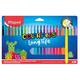 Viltstift Maped Color'Peps Long Life 2.0 set à 24 stuks assorti