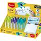 Oefenpen Maped Kidy Learn Magic uitwisbaar display à 18 stuks assorti