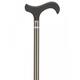 Wandelstok Able2 carbon soft derby handvat zwart