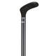 Wandelstok Able2 opvouwbaar carbon soft handvat zwart