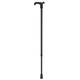 Wandelstok Able2 soft recht handvat zwart