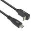 Kabel ACT USB-C standaard naar USB-C hoek boven/beneden 10Gbps 1m
