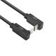 Kabel ACT USB-C hoek boven/beneden 10Gbps 1m